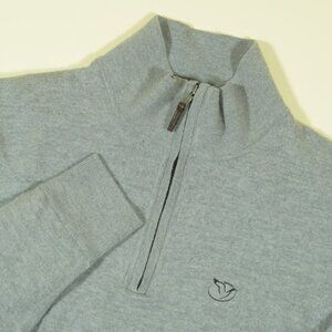 Fairway & Greene Baruffa Merino Zegna Wool Sweater Mens M Gray Reynolds Oconee